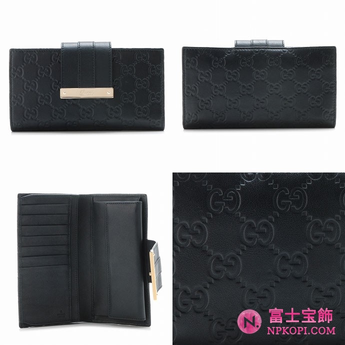 GUCCI/グッチ 2012年春夏新作LADIES WEB2つ折りフラップ長財布 181668 BNX1G 1000 